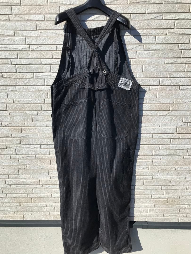 ダッパーズ　オーバーオール　44 　チャコール　ヘリンボーン