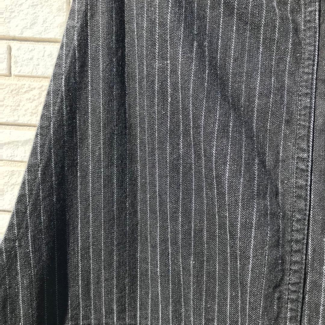 ダッパーズ　オーバーオール　44 　チャコール　ヘリンボーン