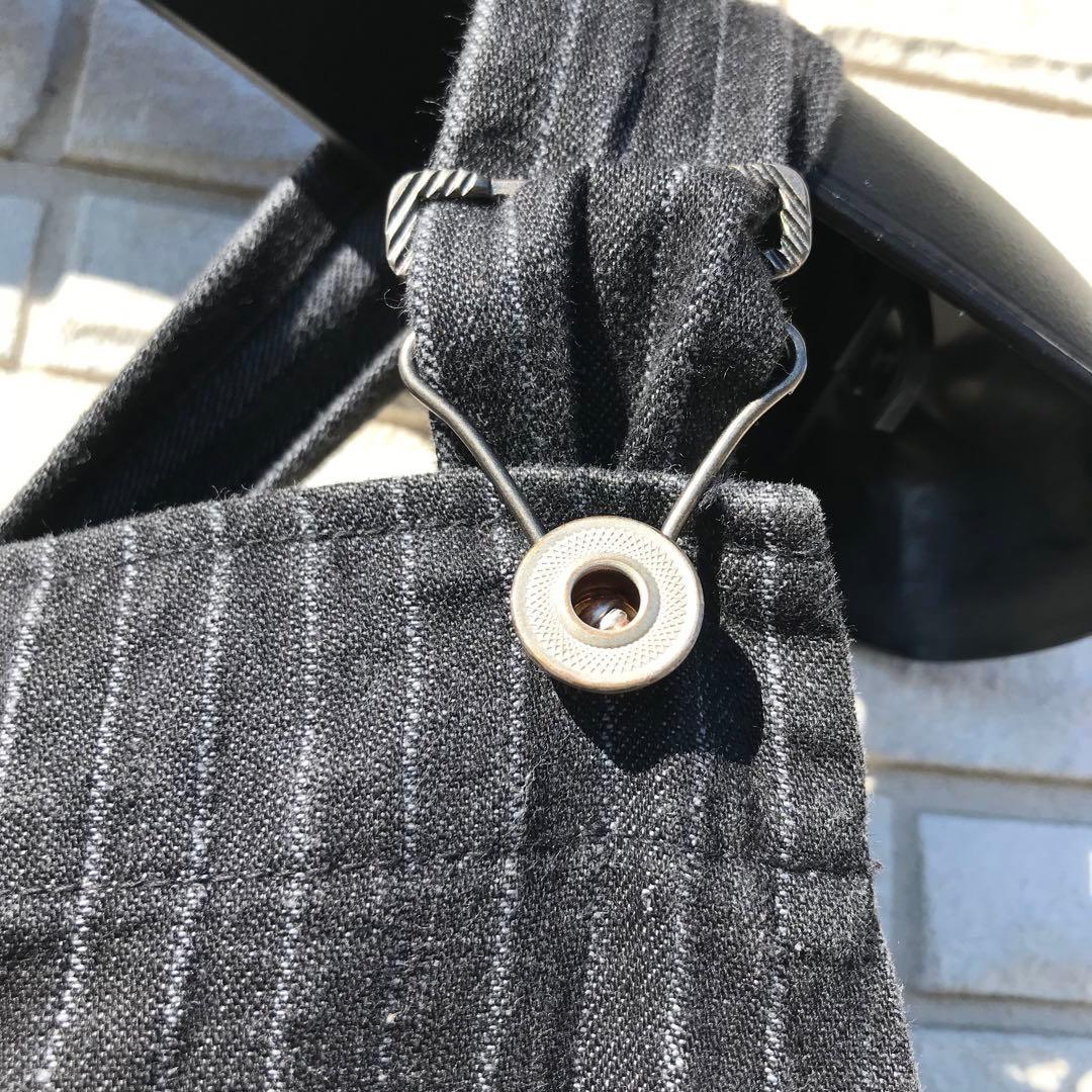 ダッパーズ　オーバーオール　44 　チャコール　ヘリンボーン