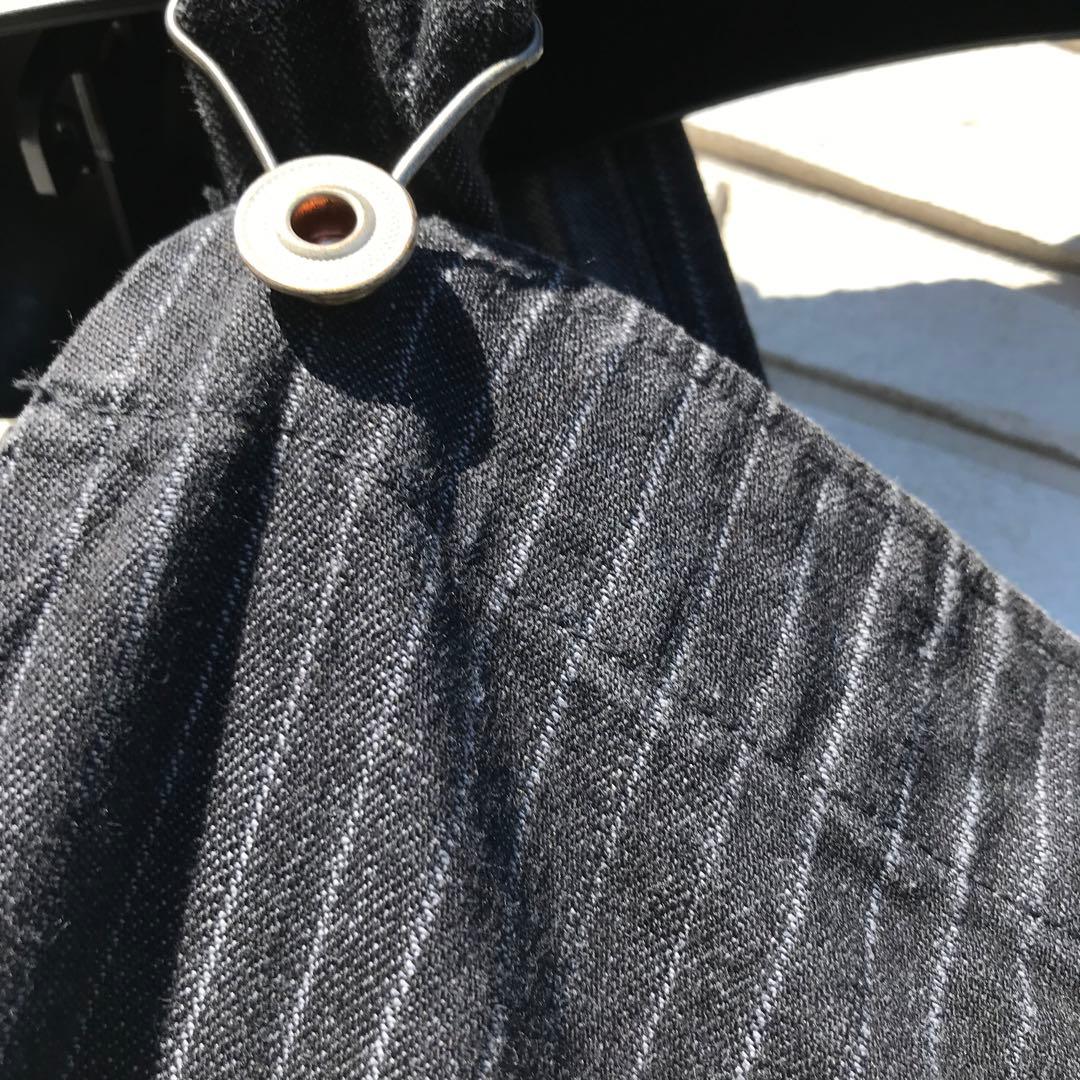 ダッパーズ　オーバーオール　44 　チャコール　ヘリンボーン