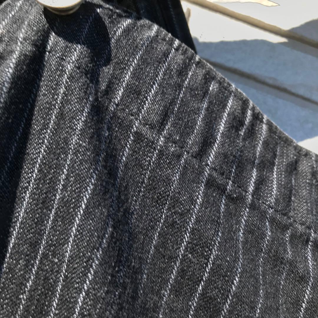 ダッパーズ　オーバーオール　44 　チャコール　ヘリンボーン