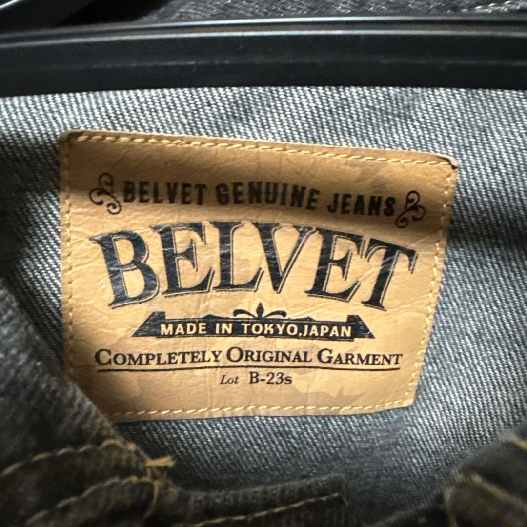 BELVET メイドインジャパン デニムジャケット ブラックデニム