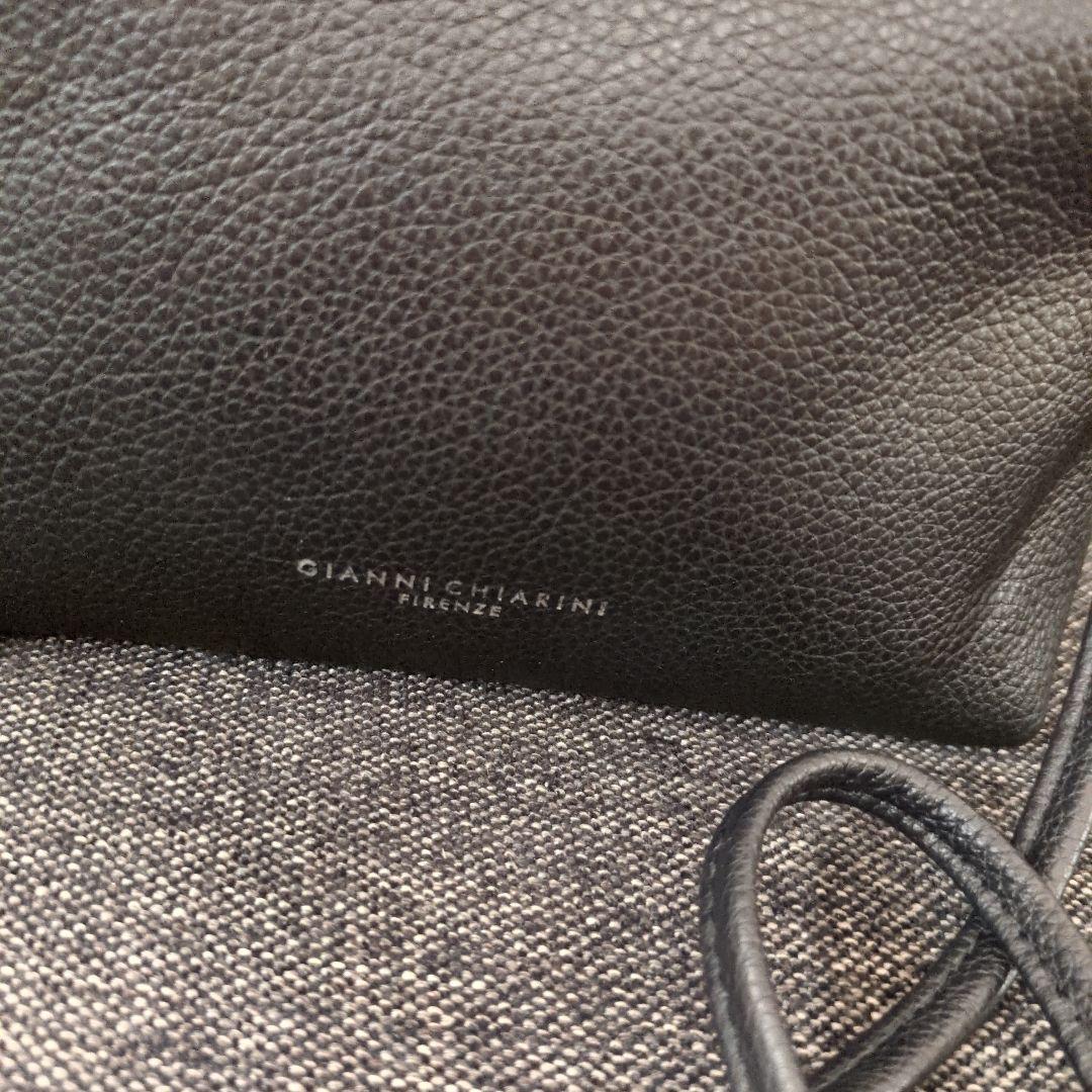 【極美品】ジャンニキャリーニ アリファ S ショルダーバッグ 2way 黒