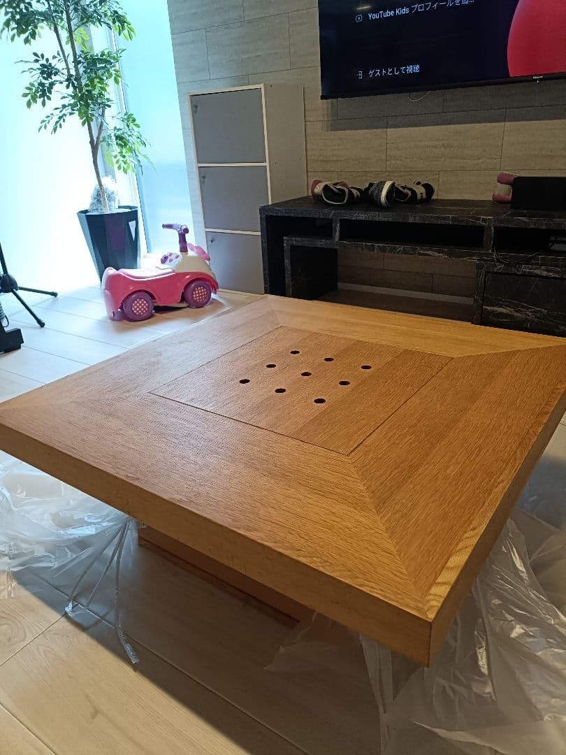 アクタスKAKOMIローテーブル囲炉裏テーブル和モダン楢オーク座卓日進木工