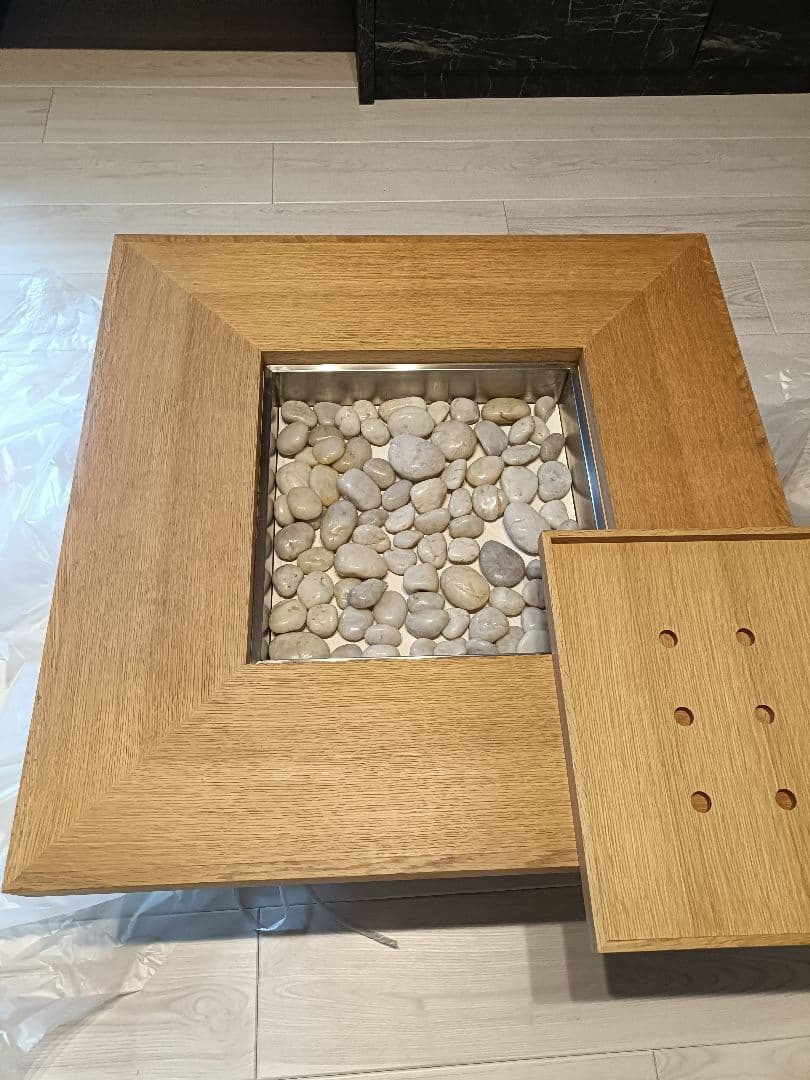 アクタスKAKOMIローテーブル囲炉裏テーブル和モダン楢オーク座卓日進木工