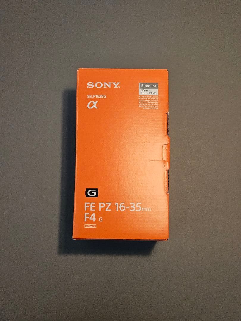 【美品】SONY FE PZ 16-35mm F4 G レンズ