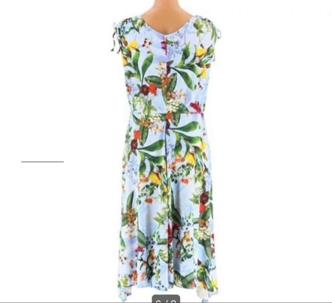 三愛リゾート　三愛水着楽園　水着　3点セット　ホワイト　白　M9 ボタニカル