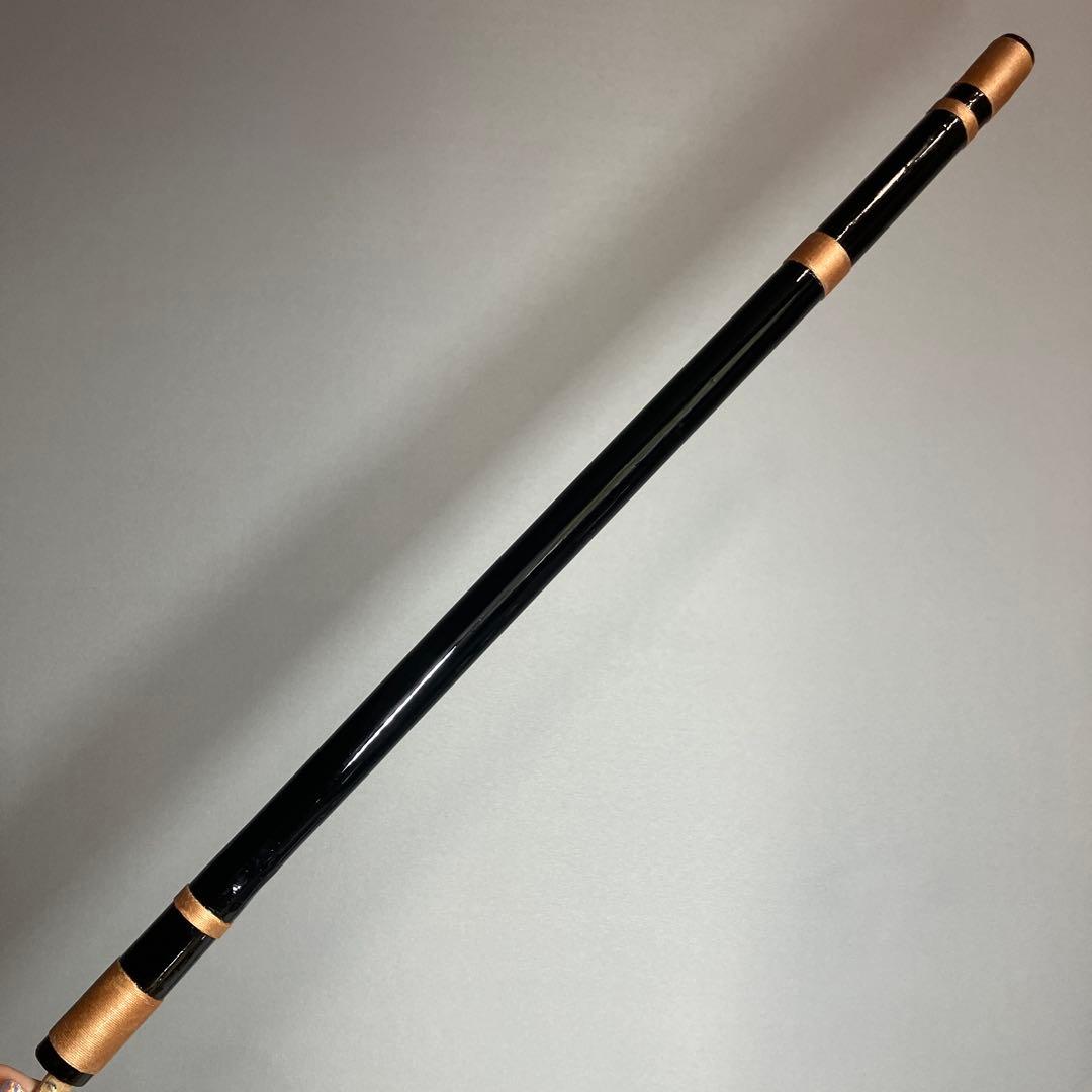 篠笛三本調子 CMR3-58 Ｇ管　唄物　ドレミ調　天地糸巻 黒塗　西洋音階