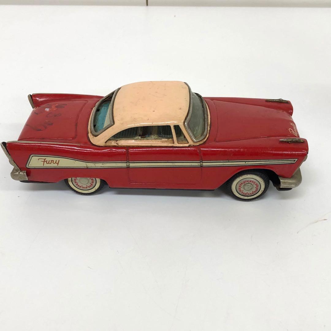 g411-30 プリムス・フューリー　ブリキ　クラシックカー　海外　車　おもちゃ