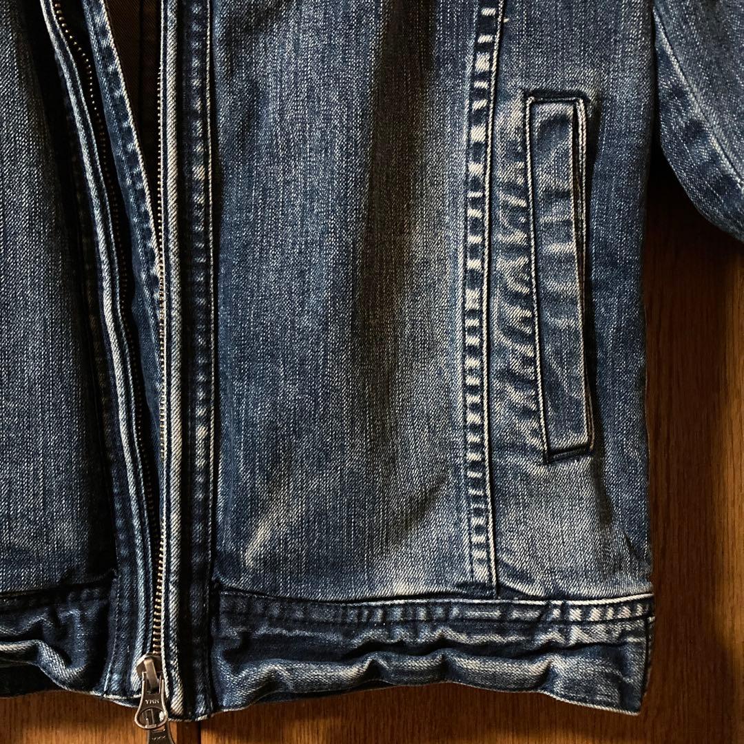 Rupert ルパート　ライダースデニムジャケット　L　ブルー　R.P.T