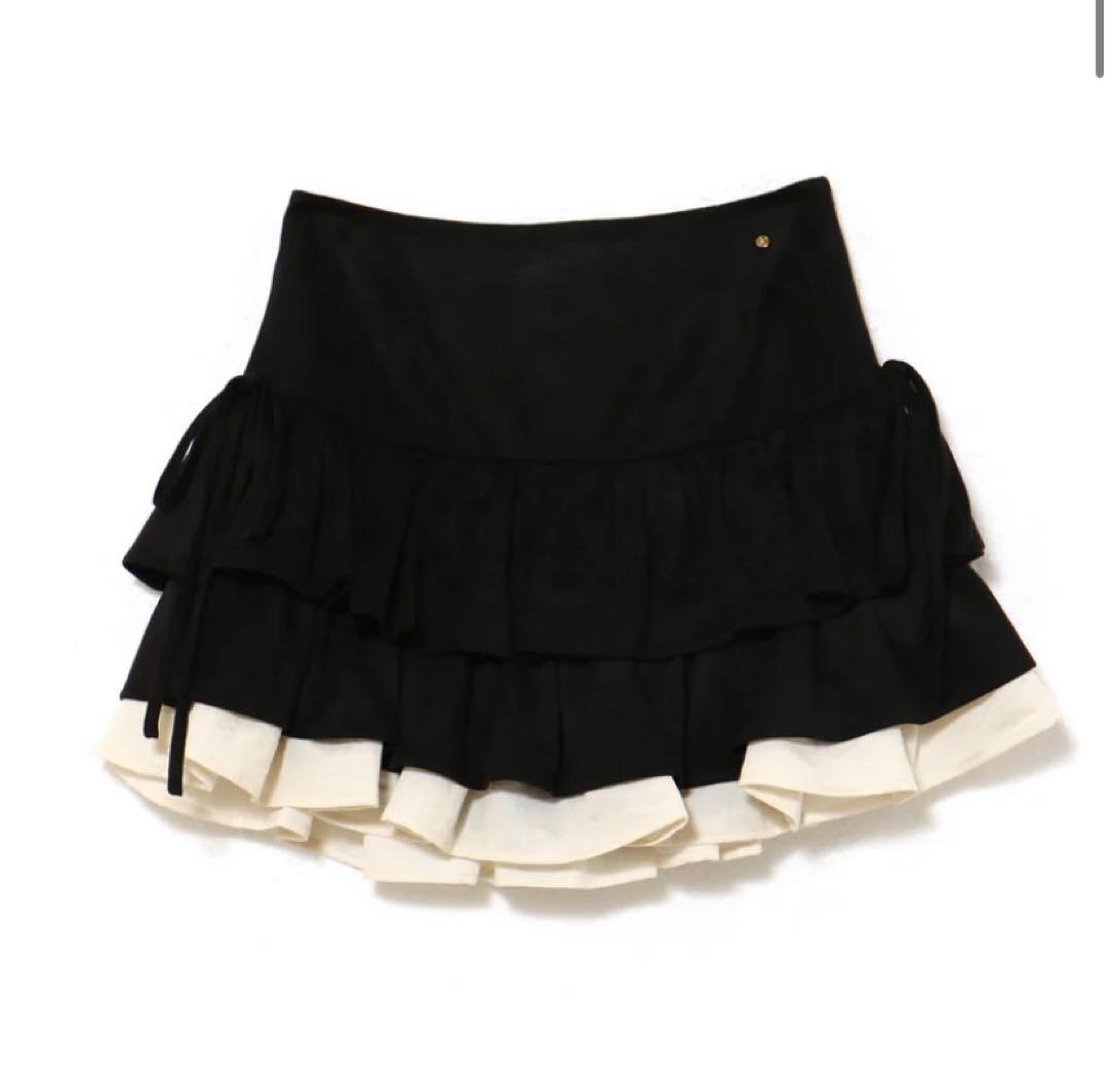Mサイズ Mel gather skirt black andmary