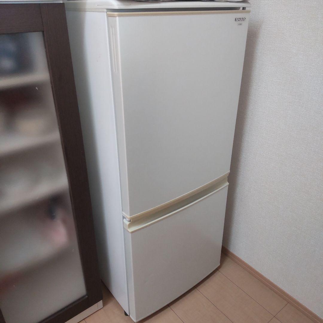 SHARP 2ドア冷蔵庫 ホワイト