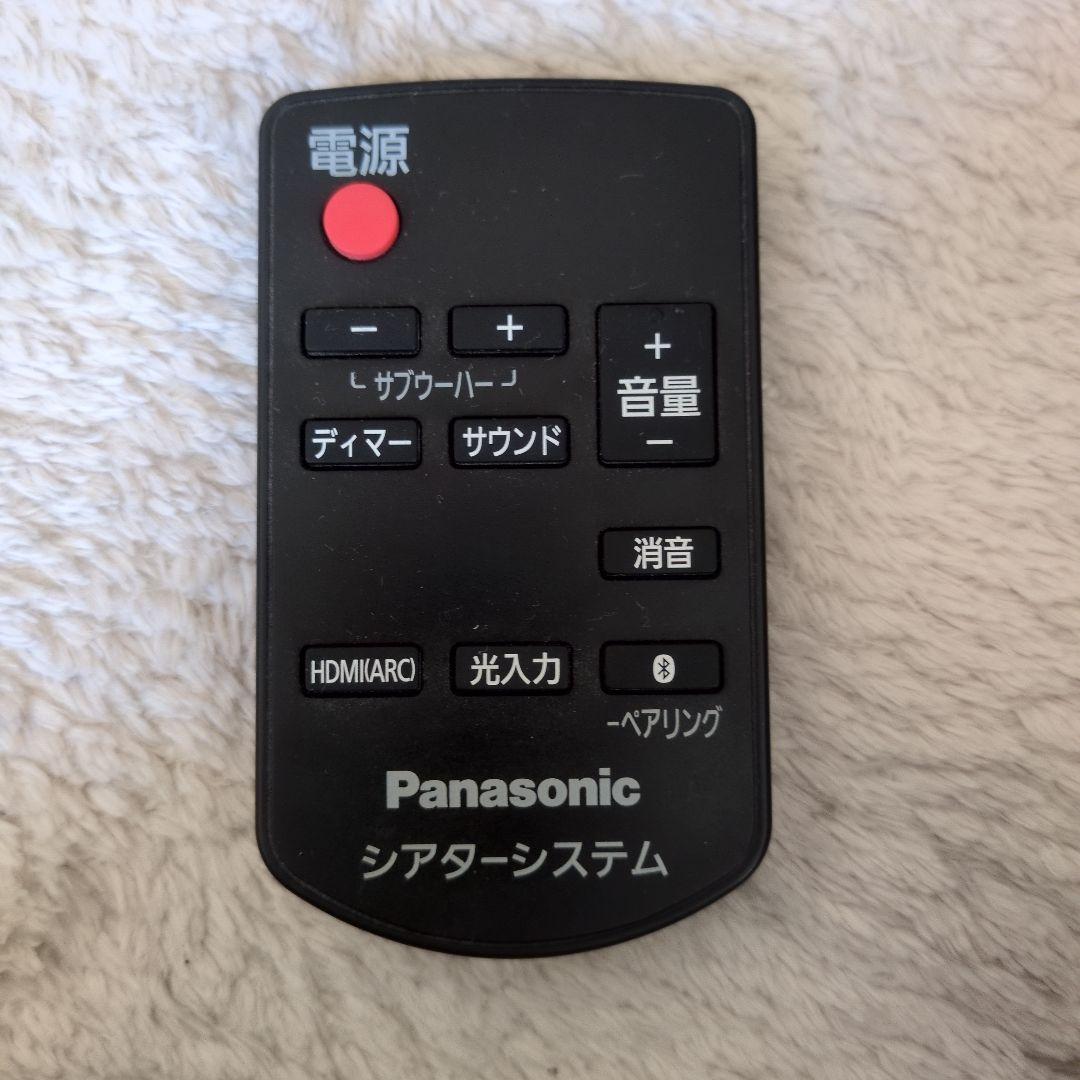 Panasonic サウンドバー 本体とリモコン