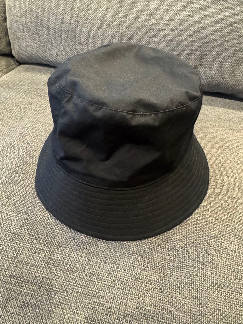 ブラック コットン バケットハット