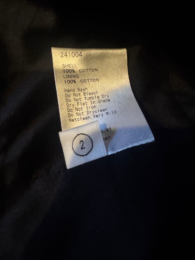 ブラック コットン バケットハット