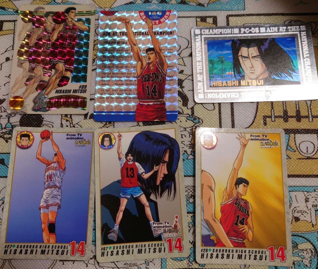 スラムダンク　三井寿　カードダス11枚セット　SLAM DUNK　井上雄彦