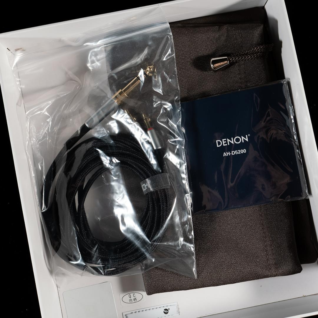 は*読様 DENON AH-D5200 ヘッドホン 密閉型 木製ハウジング 美品