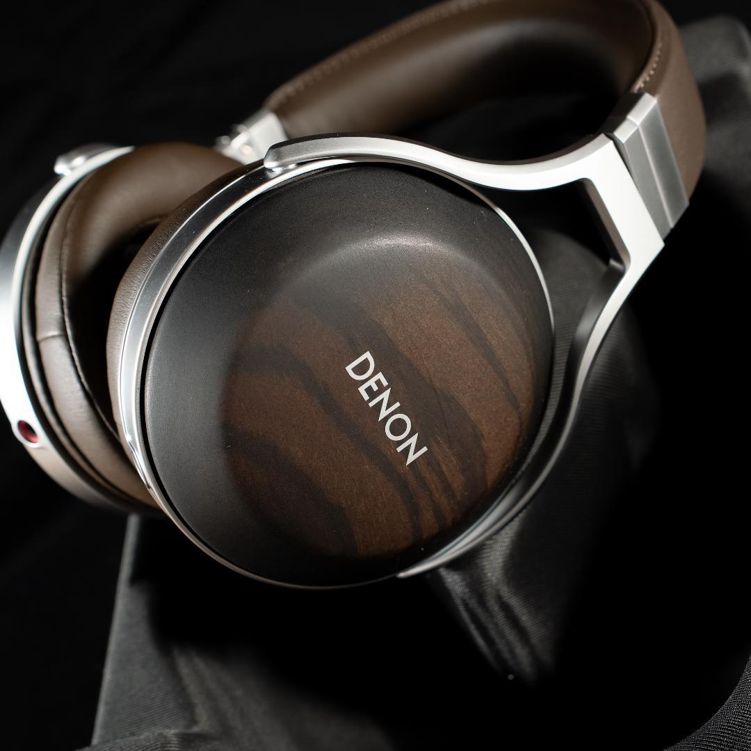 は*読様 DENON AH-D5200 ヘッドホン 密閉型 木製ハウジング 美品