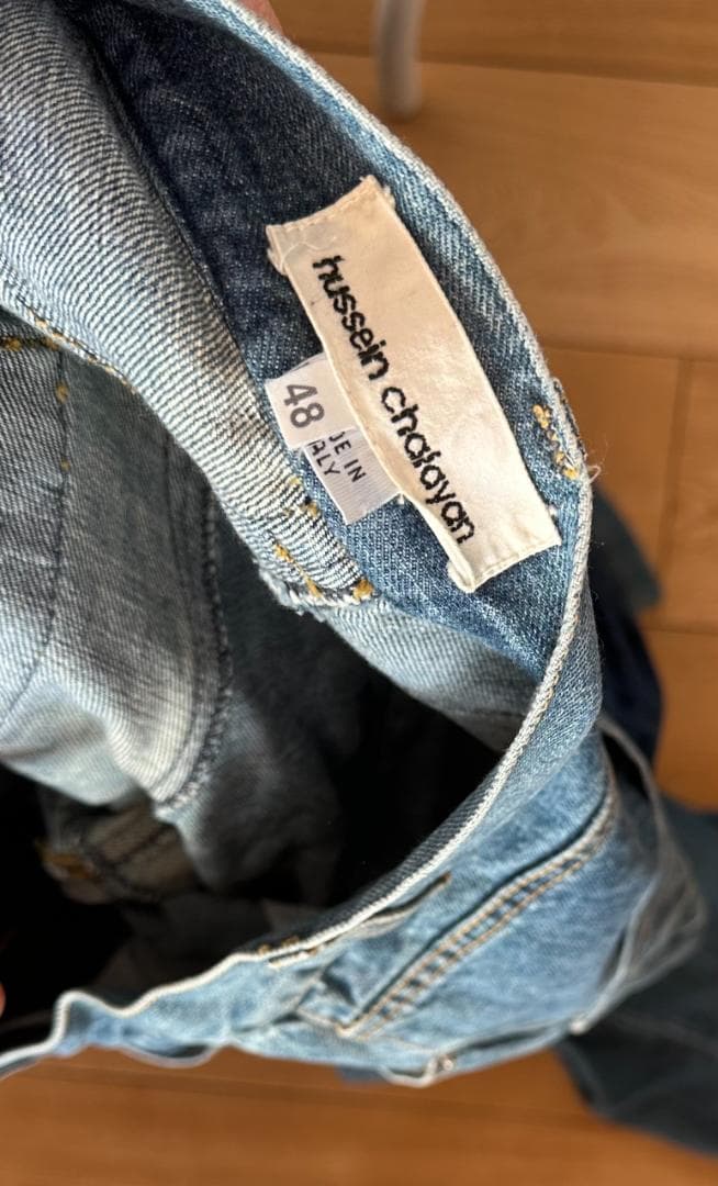 Hussein Chalayan本人期リベットデニムarchive 00s
