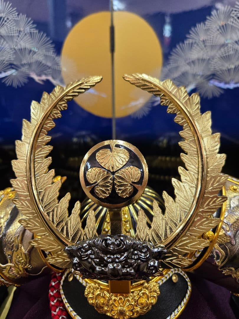 ふらう　【展示品限り】五月人形　兜　徳川家康　収納飾り　※閉店セール