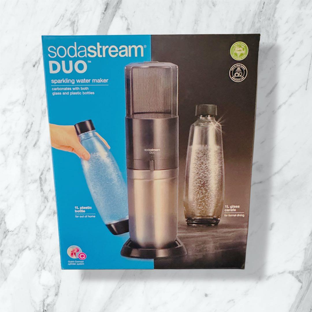 【新品未使用】sodastream DUO 炭酸水メーカー ガスシリンダー欠品