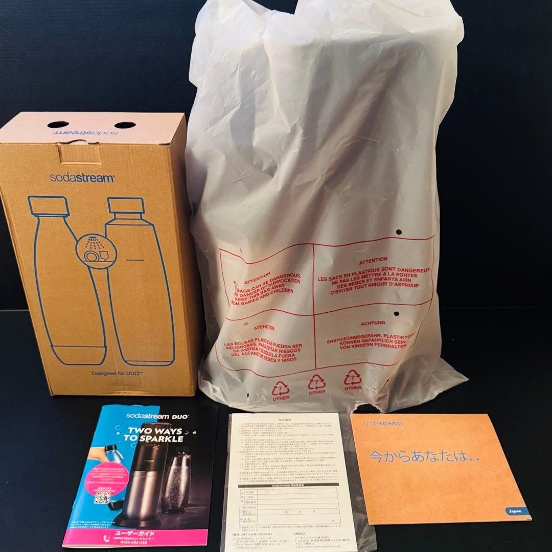 【新品未使用】sodastream DUO 炭酸水メーカー ガスシリンダー欠品