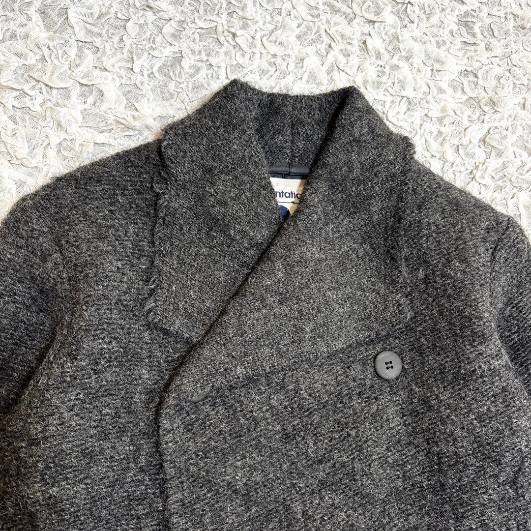 美品　プランテーション　ウール ダブル ブレスト コート　ヴィンテージ　日本製