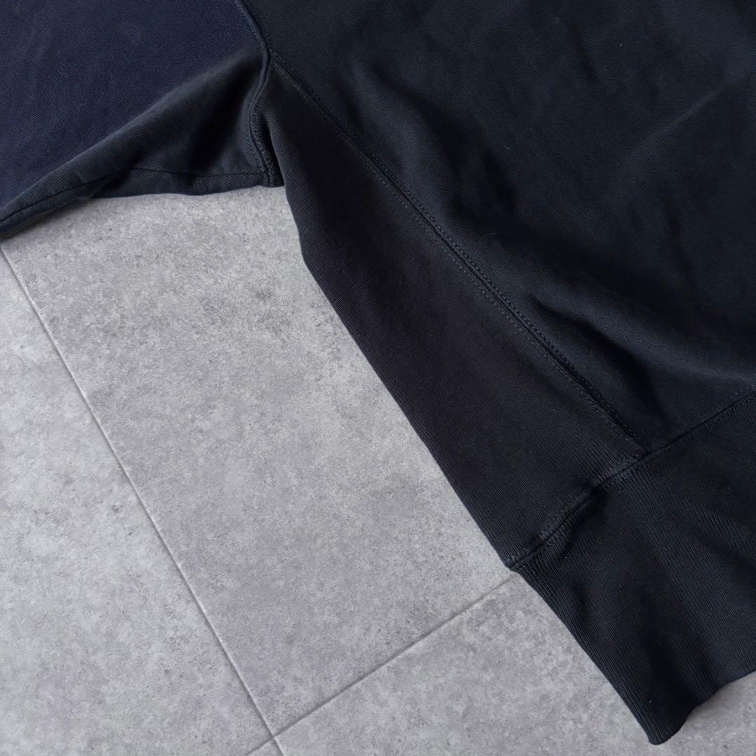 90s 00s 目無し Champion リバースウィーブスウェット 黒 2XL