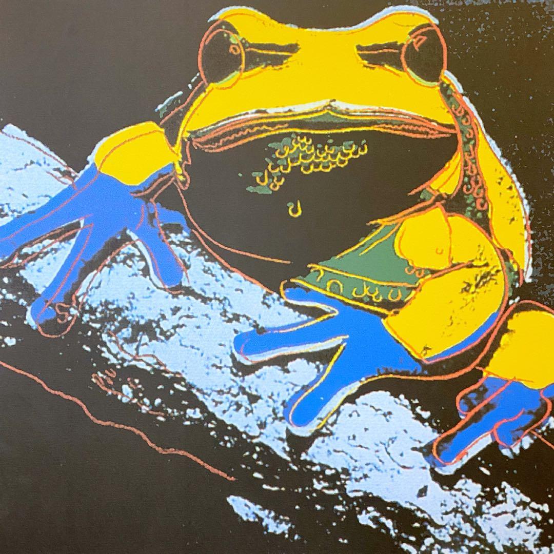 【模写】神級レア!!!! アンディ・ウォーホル カエル リトグラフ 証明書付き