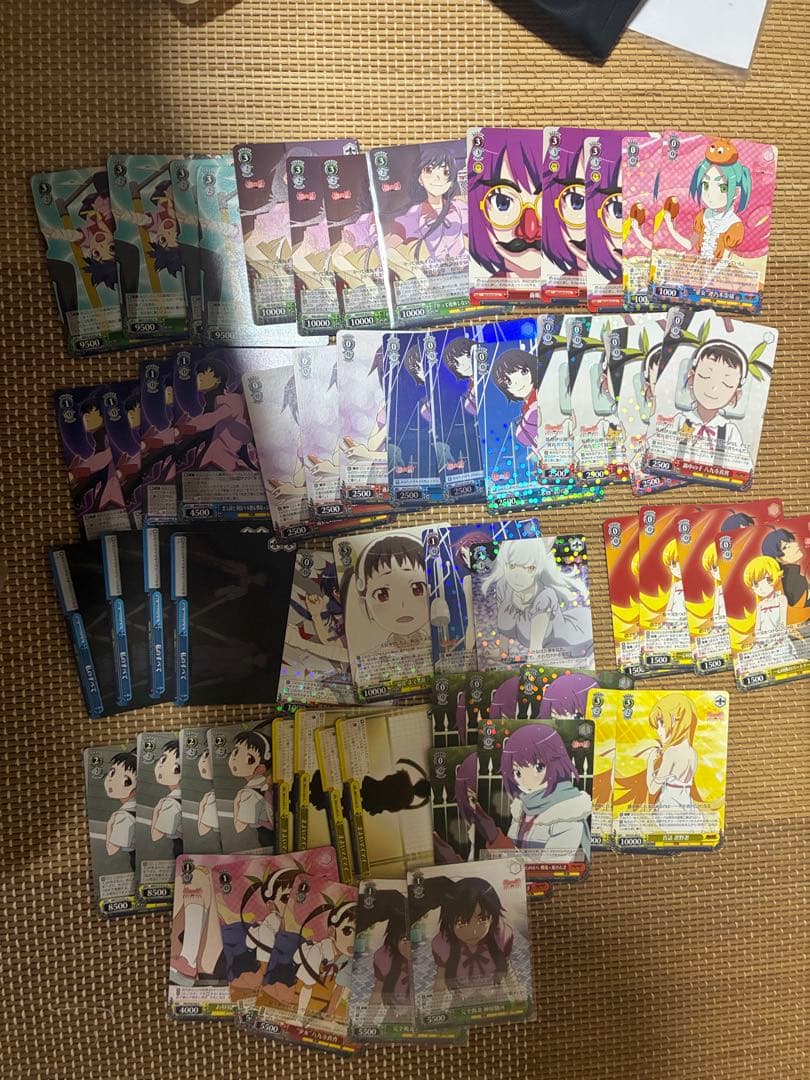 注意⚠️ みりぃ　ヴァイスシュバルツ　化物語　デッキ& パーツ