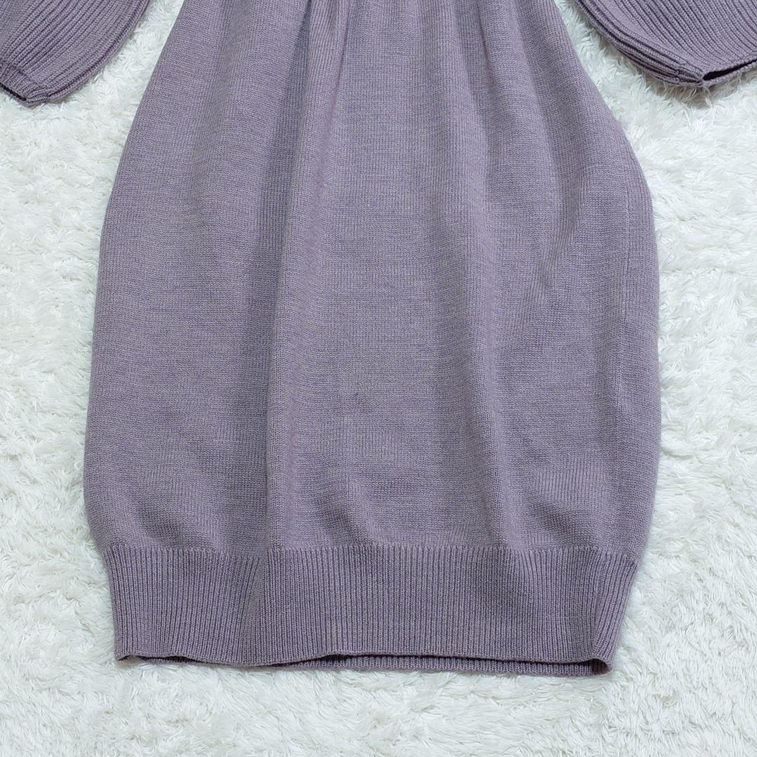 ダイアンフォンファステンバーグ ニットワンピース バルーン袖 海外S