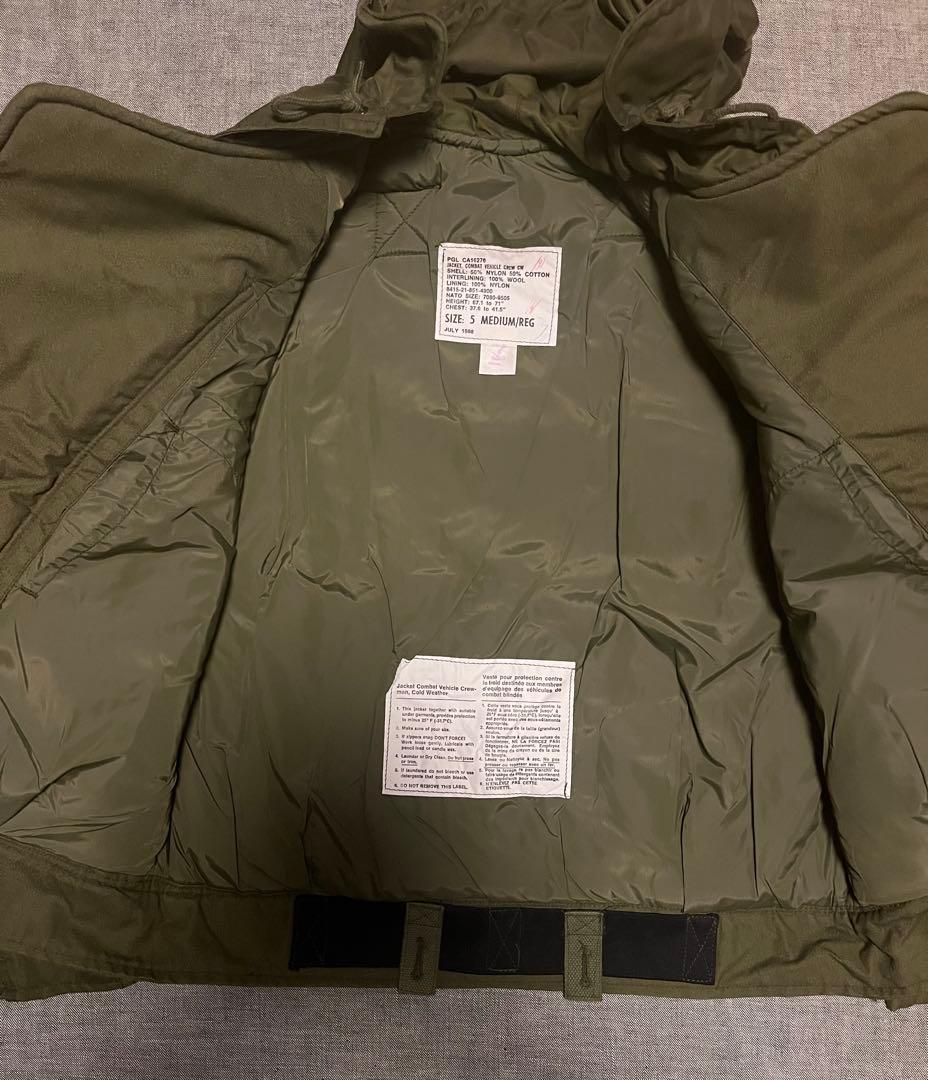 80s カナダ軍 コンバットビークル COLD WEATHERジャケット M