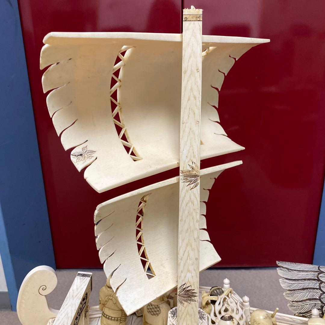 極上　七福神　宝船　高さ約70㎝（台込）　約10kg 東さ7-1219☆2F