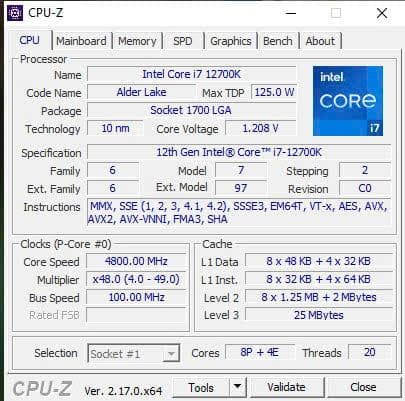 高性能 自作ゲーミングPC i7-12700K + RTX3070Ti/動作良好