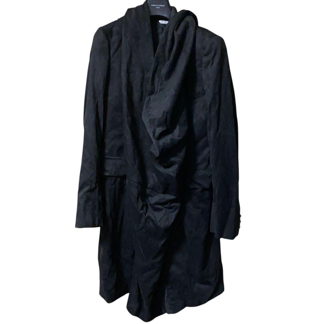 コムデギャルソンオムプリュス　AD2022 スウェード風　フーディー　ジャケット