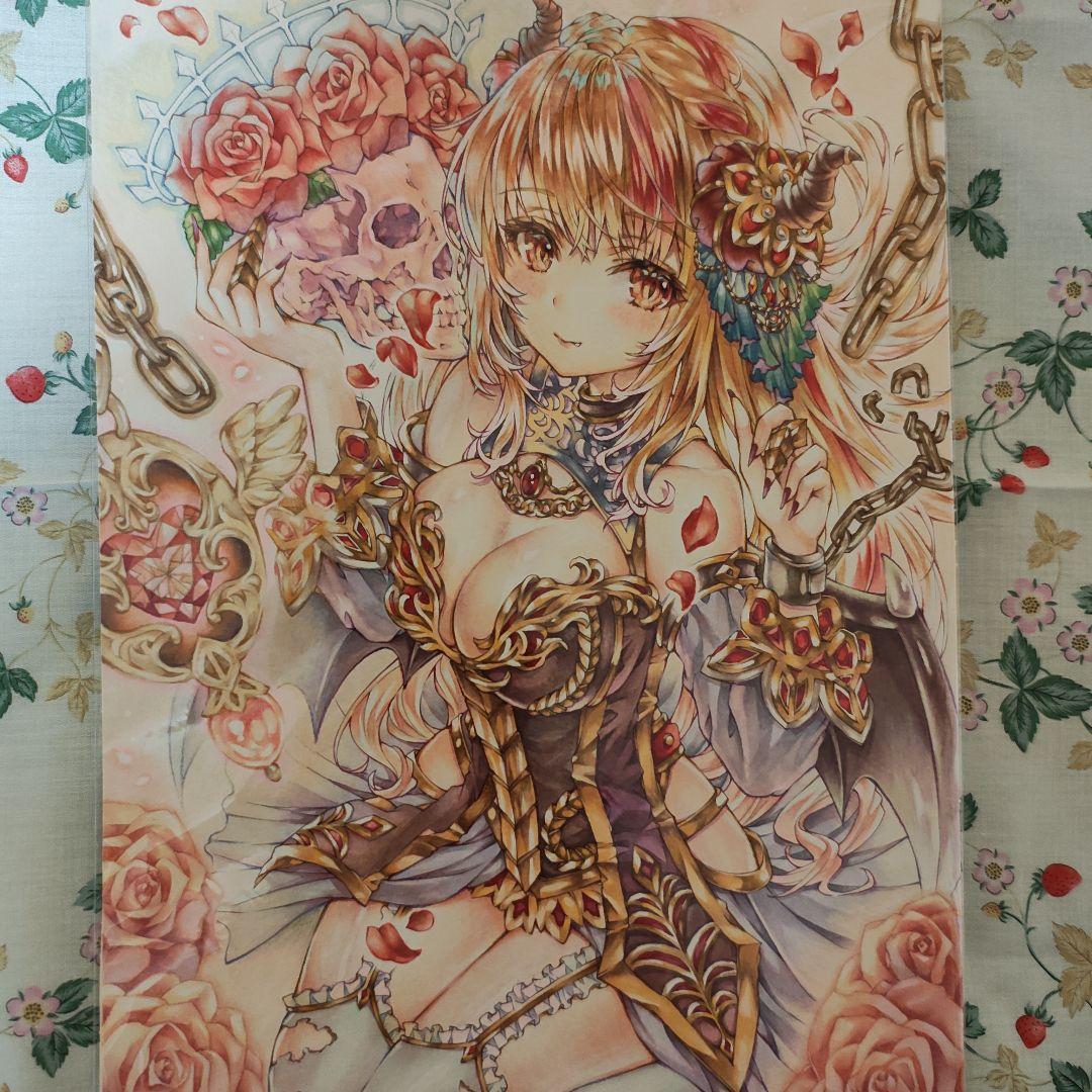 ７月１０日まで！オリジナルの手描きイラスト！直筆A４サイズ