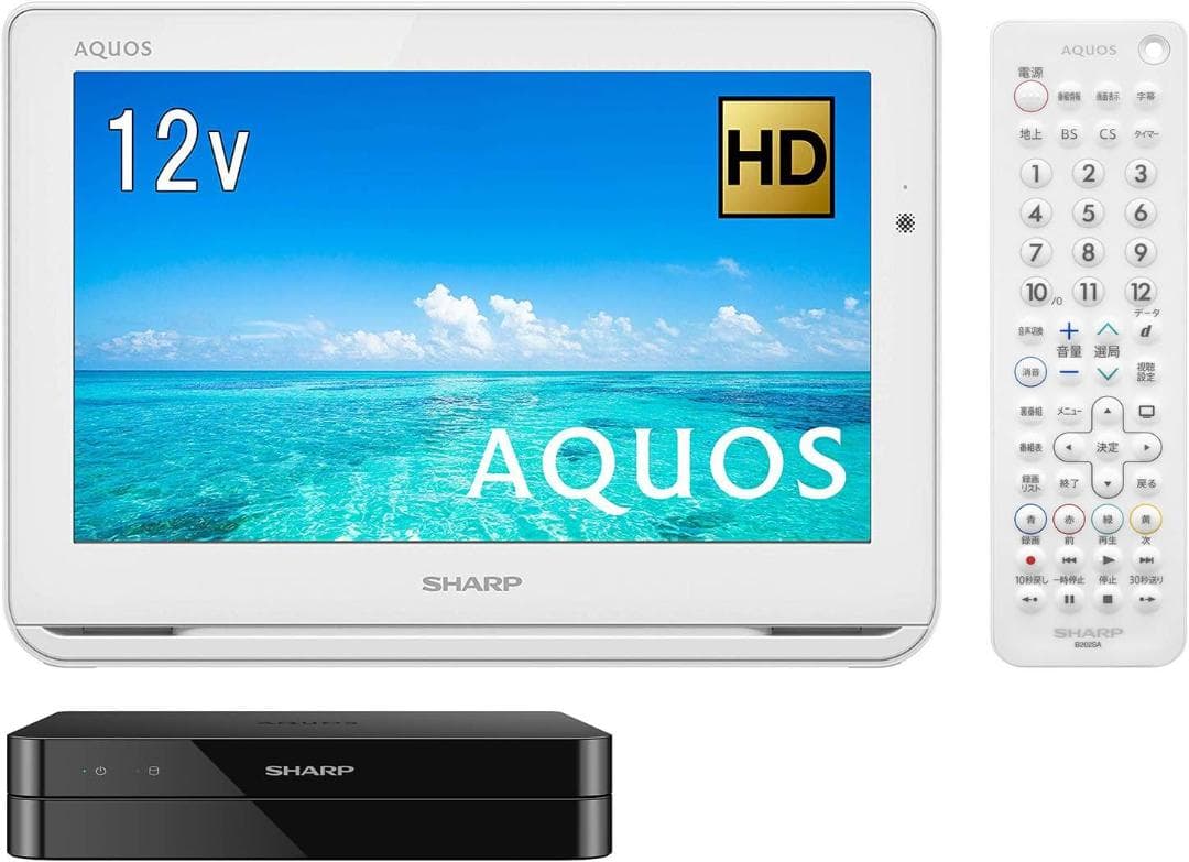 未使用品 SHARP 2T-C12AF-W ポータブルテレビ 12V型