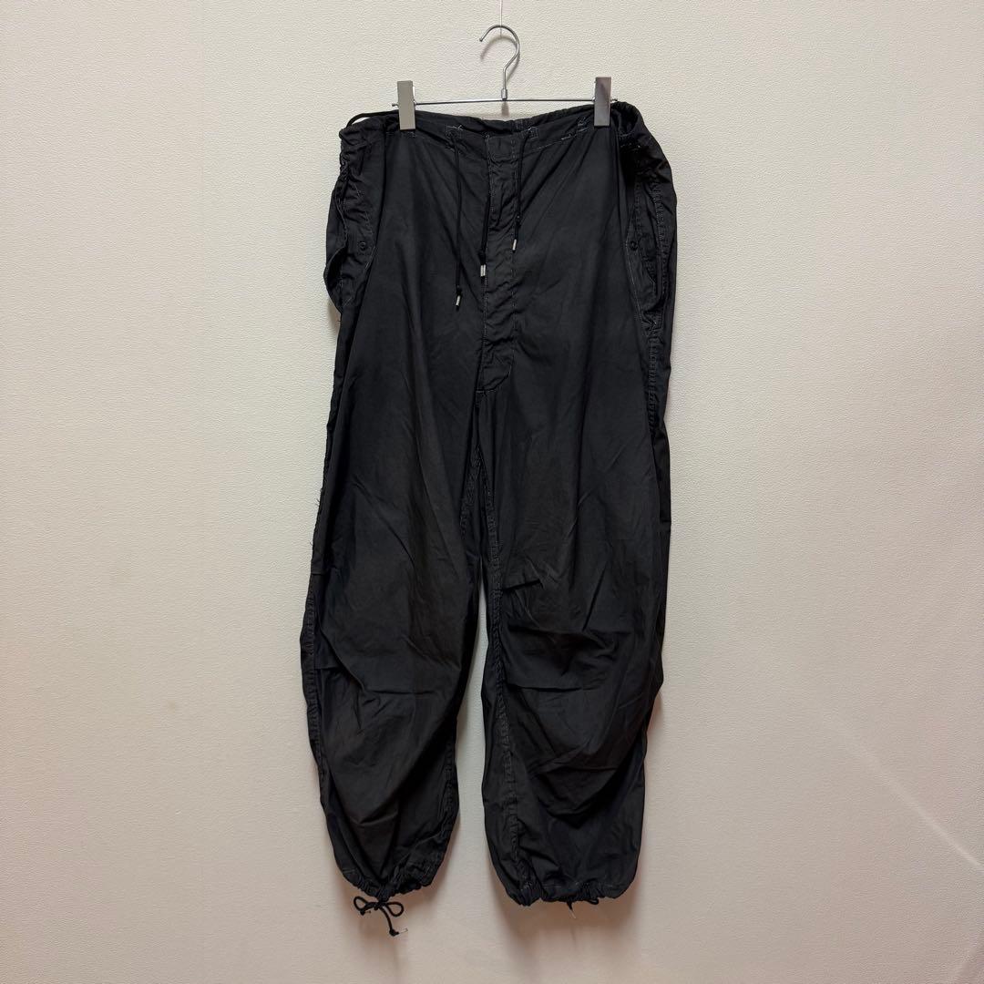 90s US ARMY 後染めブラック スノーカモパンツ 米軍実物 IDEAL