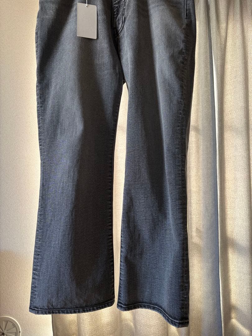 リ*イ様 FLARE SLUB DENIM PANTS