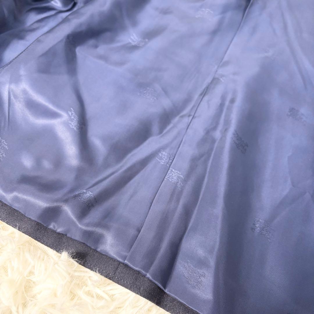 Burberrys バーバリーズ スカートスーツ 紺ブレ 金ボタン ダブル