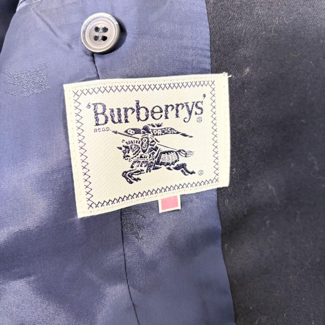 Burberrys バーバリーズ スカートスーツ 紺ブレ 金ボタン ダブル