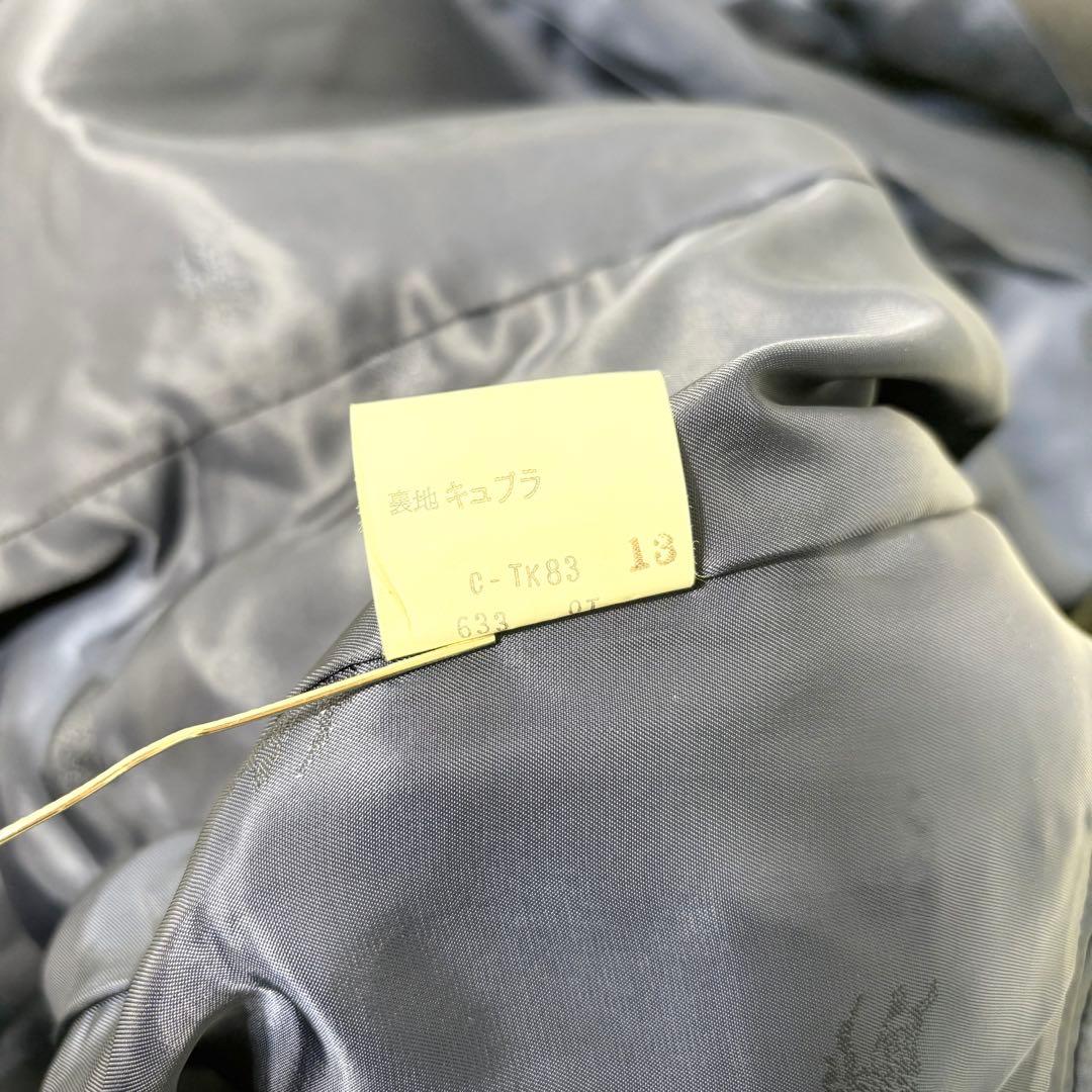 Burberrys バーバリーズ スカートスーツ 紺ブレ 金ボタン ダブル