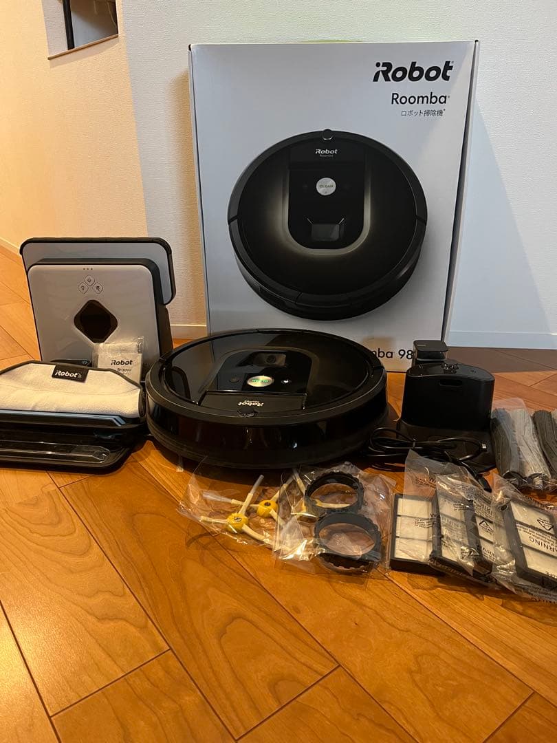 iRobot Roomba 980 ブラーバ390j本体と付属品多数