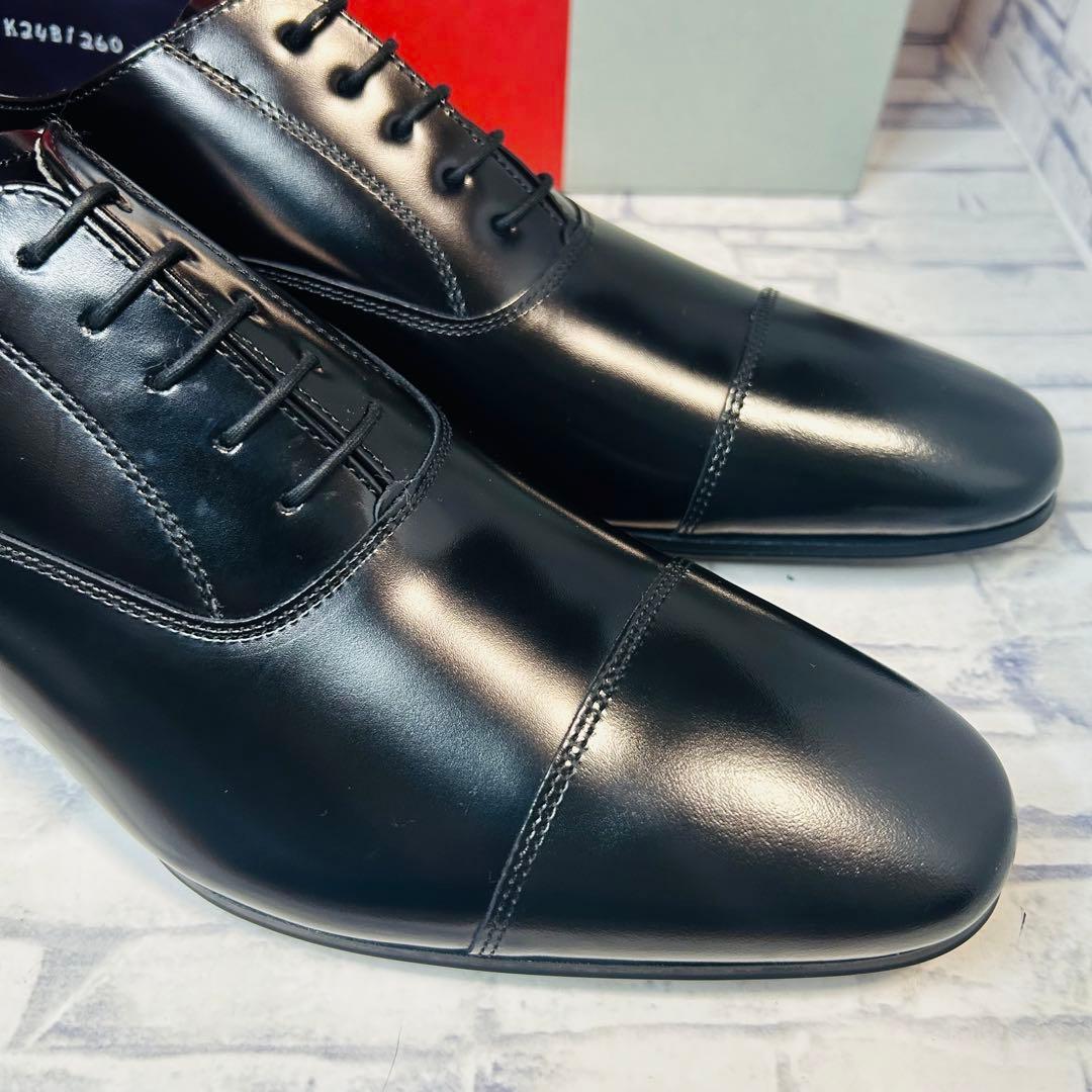 【新品】REGAL リーガル 31TR 内羽根 ストレートチップ 黒 25.5㎝