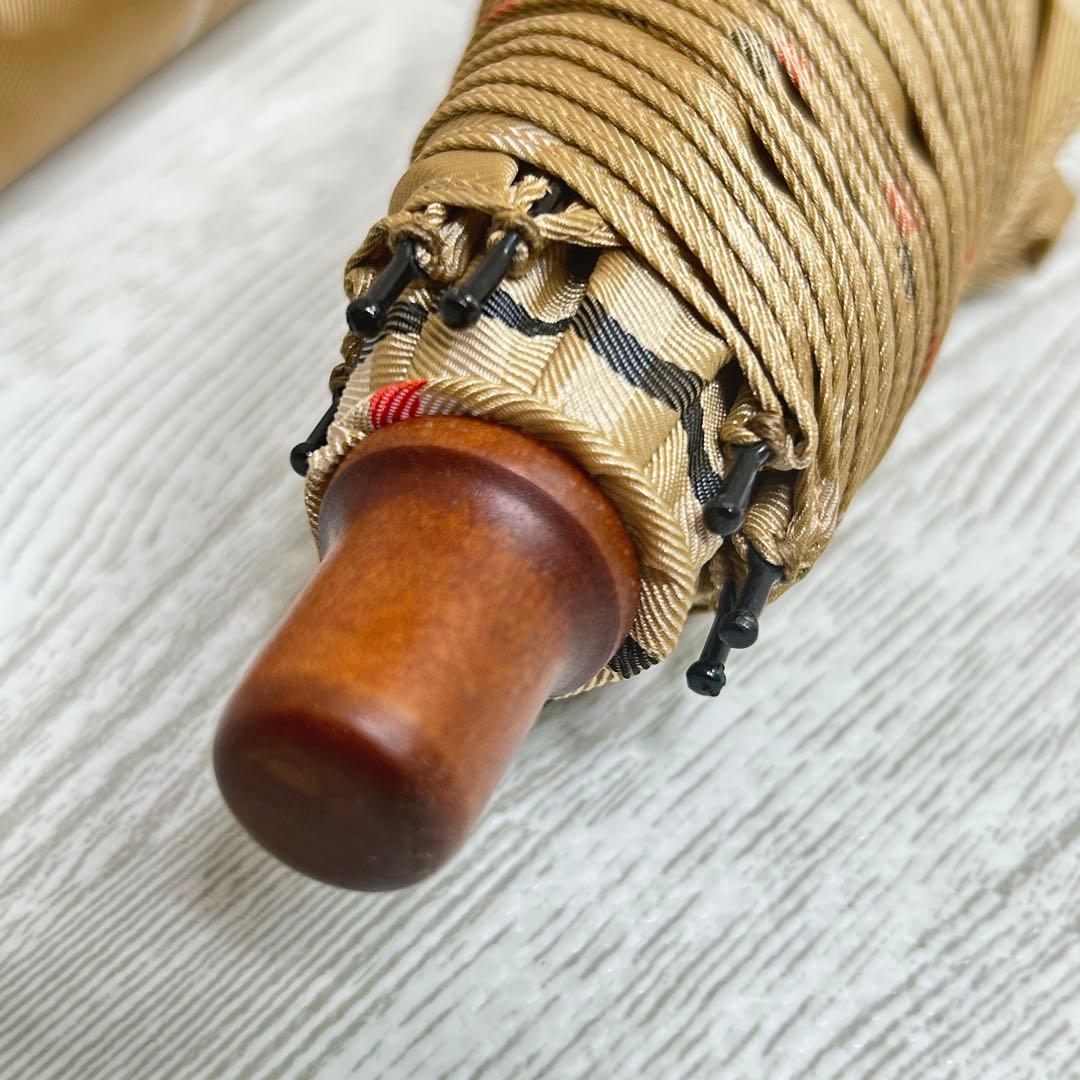 【未使用品】Burberrys　バーバリ 折り畳み傘 チェック柄　アンブレラ