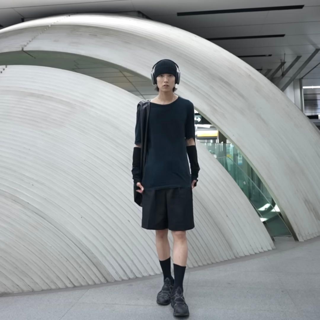 パンツ Acne Studios Black Tailored Shorts 44
