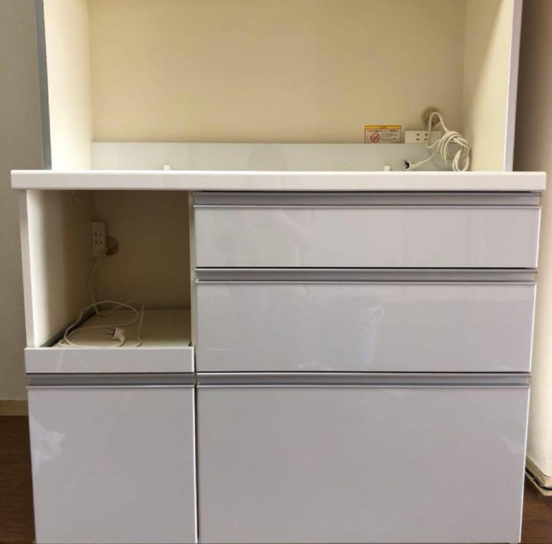 【7月27日まで】パモウナ 食器棚 キッチンボード　105cm