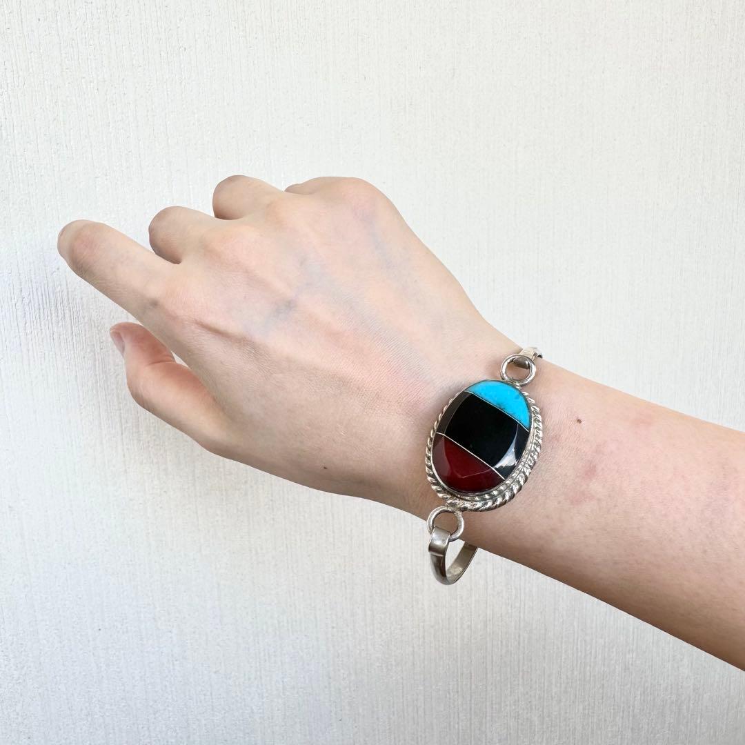 ヴィンテージ！3 Stones Native Style ブレスレット