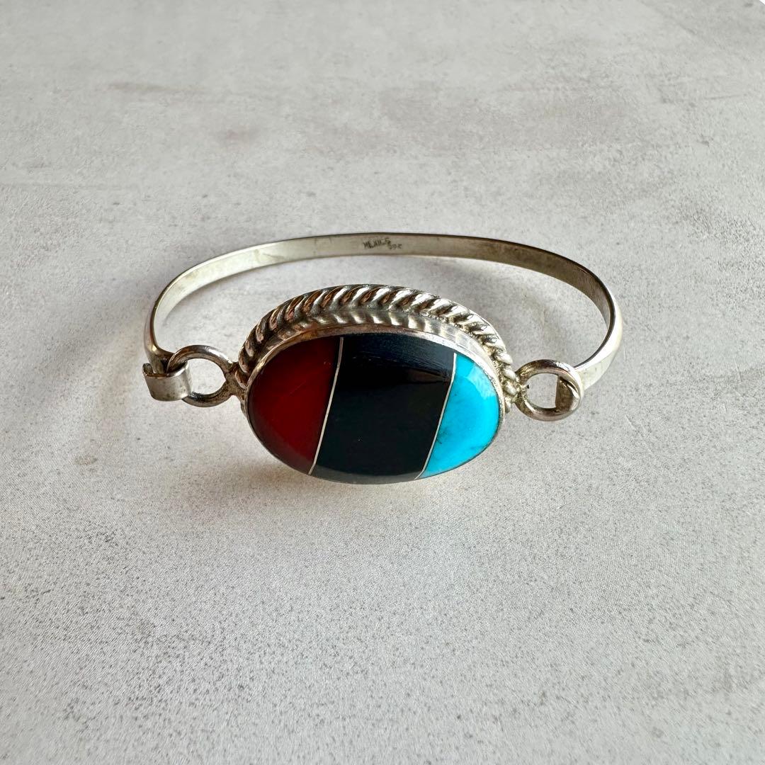 ヴィンテージ！3 Stones Native Style ブレスレット