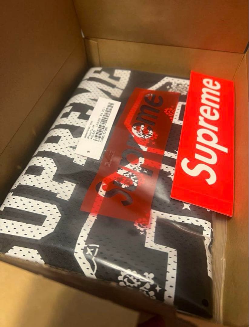 シャツ Supreme Bandana Football Jersey Black